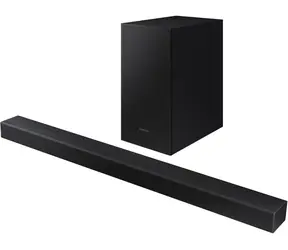 SAMSUNG HW-T420 černá / 2.1 kanálový soundbar / 150 W / Bluetooth / USB / optický vstup