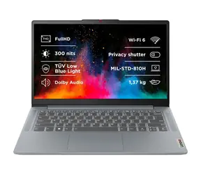 Lenovo IdeaPad Slim 3 14AMN8 šedá / Notebook / 14" FHD / Athlon Silver 10 / 8GB / 512GB SSD / Radeon 610M / W11H