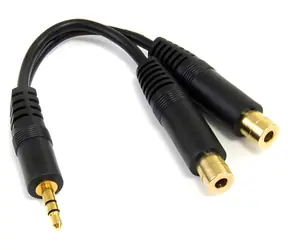 StarTech Audio splitter kabel 3,5mm / Audio kabel / Jack 3,5mm (M) - 2x Jack 3,5mm (F) / pozlacené konektory