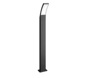 Philips Splay antracitová / LED venkovní sloupkové svítidlo / 12W / 1200lm / 4000K / IP44
