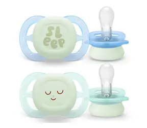 Philips Avent SCF075/18 / Dudlík / Svítící / 0-2 m / chlapec, 2 ks