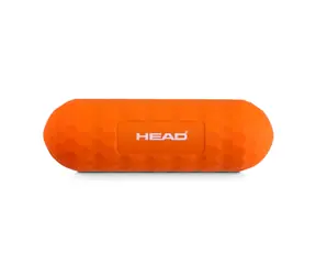 HEAD Silikonová činka 1 kg oranžová, sada 2 ks / Silikonový povrch / Železné jádro / Protiskluzová