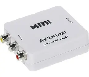 NoName AV adaptér 3x Cinch (RCA) - HDMI bílá / Adaptér / AV/HDMI