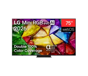 75" LG 75MRGB87B3B / Smart TV / 4K / Mini RGB evo