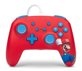 PowerA Enhanced Wired Controller - Woo-hoo! Mario / Herní ovladač / drátový / USB / pro Nintendo Switch
