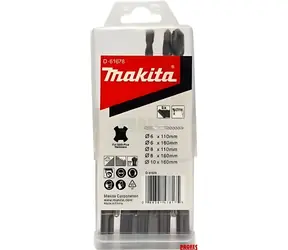 Makita D-61678 / Sada vrtáků do zdiva SDS-Plus / 5 ks / O 6-10 mm / 110-160 mm