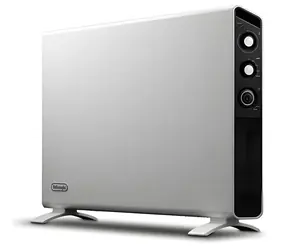 DeLonghi Slim Style HCX 3220 bílá/černá / Konvektor / 2000 W / 24h časovač / nástěnná instalace