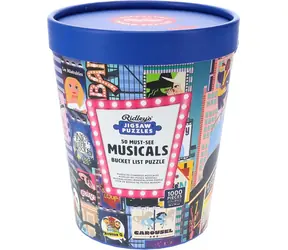 RIDLEY'S GAMES Puzzle Bucket List: 50 MustSee Muzikály / 1000 dílků