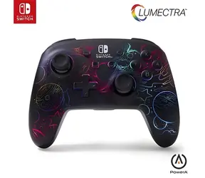 PowerA Enhanced Galactic Vortex / Bezdrátový ovladač / Nintendo Switch / Lumectra podsvícení
