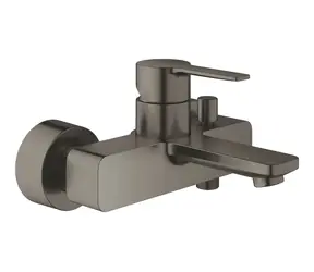Grohe Vanová baterie kartáčovaný Hard Graphite / Vanová baterie / nástěnná montáž / SilkMove kartuše 35 mm