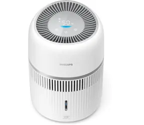 Philips Series 4000 HU4210/04 bílá / Zvlhčovač vzduchu / Dotykové ovládání / Displej / 25 dB
