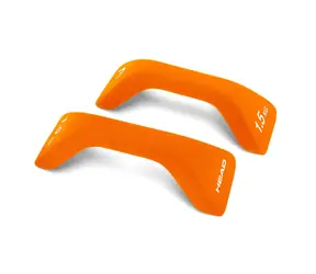 HEAD Činky s podpěrou na kliky 2×1,5 kg oranžové / Neoprenový povrch / Protiskluzová základna