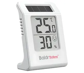 RainPoint BALDRTHERM E0587TH / Termohygrometr / solární napájení / vnitřní / teplota a vlhkost