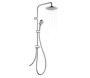 Hansgrohe Showerpipe 200 Reno chrom / Sprchový set / hlavová a ruční sprcha / sprchová tyč Crometta / QuickClean