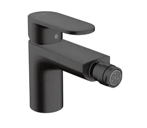 Hansgrohe Bidetová baterie s výpustí matná černá / Bidetová baterie / jednootvorová montáž / EcoSmart