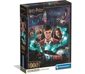 CLEMENTONI Puzzle Harry Potter: Vítejte v Bradavicích 1000 dílků / 50x70 cm / od 14 let
