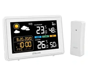 RainPoint BALDRTHERM B0359WST2H2PR / Meteostanice / venkovní čidlo / tlak / předpověď počasí / IP54
