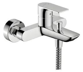 Hansgrohe Vanová baterie chrom / Vanová baterie / nástěnná montáž / AirPower / DN15