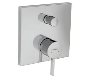 Hansgrohe Finoris chrom / Baterie pod omítku / Pro 2 spotřebiče / Keramická kartuše s omezovačem teploty
