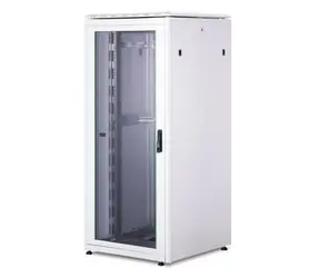 Digitus Unique 42U šedá / Stojanový rozvaděč / 19" / Šířka 800 mm / Hloubka 800 mm / skleněné dveře / nosnost 800 kg