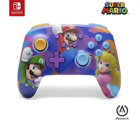 PowerA Enhanced Super Mario Color Splash Heroes / Bezdrátový ovladač / pro Nintendo Switch