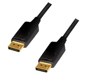 LogiLink DisplayPort 1.2 černá / Kabel DisplayPort / 1 m / 4K/60 Hz