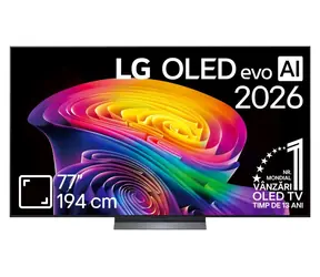 77" LG OLED77C61LA černá / Televize / 4K OLED evo / Smart TV