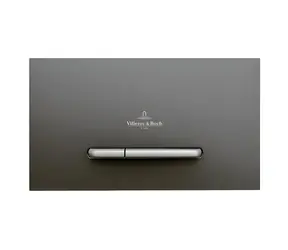Villeroy & Boch ViConnect E300 matný antracit/matný chrom / Ovládací tlačítko splachování / 2-činné splachování