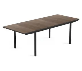 Keter Porto walnut/grafit / Zahradní stůl / Rozkládací 160-240 cm