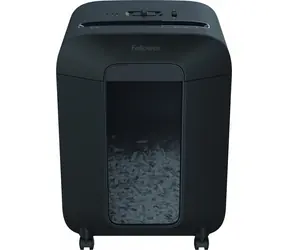 Fellowes LX 85 černá / Skartovač / křížový řez 4x40 mm / 12 listů 70g papíru / Šíře vstupu 224 mm