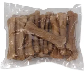 RASCO Žvýkací kost buvolí kůže 15 cm / Pamlsky pro psy / malá a střední plemena