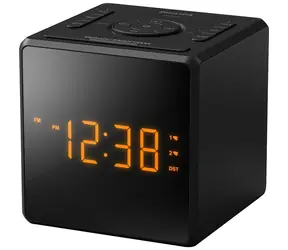 Philips TAR4500 černá / Radiobudík / FM / USB-C nabíjení