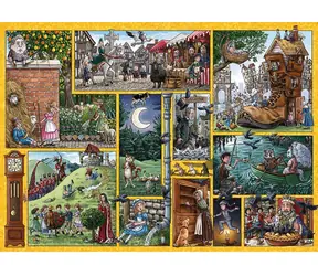 GIBSONS Puzzle Říkanky napříč časem / 1000 dílků