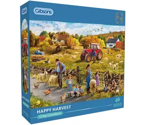 GIBSONS Puzzle Šťastná sklizeň / 1000 dílků