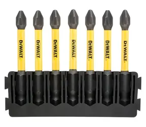 DeWalt Sada prodloužených bitů PH2 / Bity / 7 ks / PH2 / 57 mm