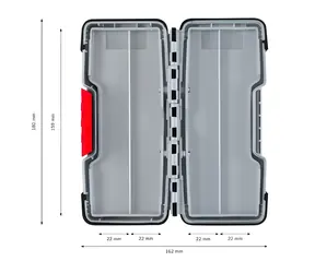Bosch PRO Tough Box malý / Organizér / na příslušenství k nářadí / 43 × 87 × 210 mm