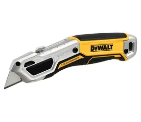 DeWalt Nůž s vysouvací čepelí PREMIUM / Nůž / litá slitina / 10 čepelí / pogumovaná rukojeť