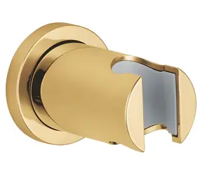 Grohe Nástěnný držák sprchy Cool Sunrise / Držák sprchy / pevný / kulatá rozetka / StarLight povrch
