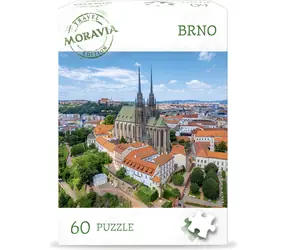 DINO Puzzle Turistická edice Brno / 60 dílků / 23,5 × 21,5 cm