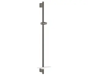 Grohe Sprchová tyč s poličkou 90 cm kartáčovaný Hard Graphite / Sprchová tyč / EasyReach polička / QuickFix Plus