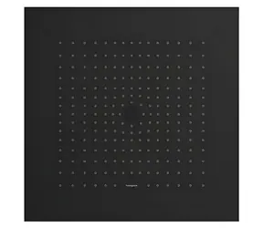 Hansgrohe Raindance E 40x40 cm matná černá / Hlavová sprcha / RainAir / QuickClean / stropní montáž