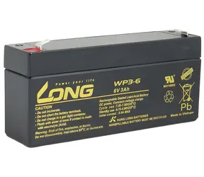 Avacom Long WP3-6 / Olověný akumulátor / 6 V / 3 Ah / F1