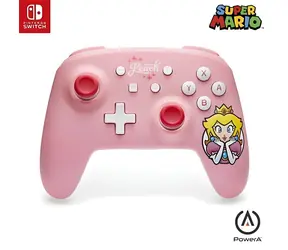 PowerA Ovladač Super Mario - Princess Peach / Herní ovladač / bezdrátový / Nintendo Switch
