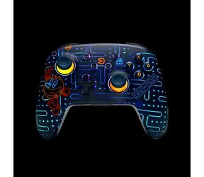 PowerA Pac-Man Neon Arcade / Bezdrátový ovladač / svítící design / Nintendo Switch