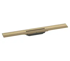 Hansgrohe RainDrain Flex 700 ke stěně kartáčovaný bronz / Sprchový žlab / zkrátitelný / šířka roštu 76 mm