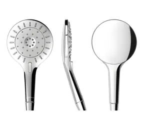 Laufen MyTwin120 chrom / Sprchová hlavice / 3 proudy / průtok 5,7 l/min / 120 mm