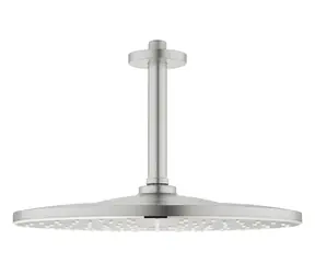 Grohe Rainshower 310 supersteel / Hlavová sprcha / průměr 31 cm / sprchové rameno / GROHE Water Saving