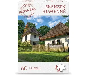 DINO Puzzle Turistická edice Skanzen Humenné / 60 dílků / 23,5 × 21,5 cm