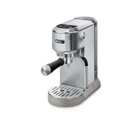 DeLonghi EC890.M stříbrná / Espresso kávovar / 1450 W / kovové tělo / displej