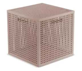 Curver Kaya box s víkem pudrový / Úložný box / kostka / plast